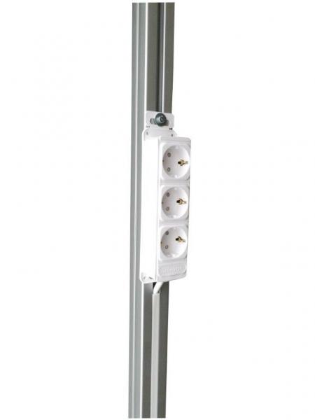 Preview: Deckenanschlusssäule, Kabel Säule, Boden-Decken Stange, Kabelkanal Preview: Deckenanschlusssäule, Kabel Säule, Boden-Decken Stange, Kabelkanal