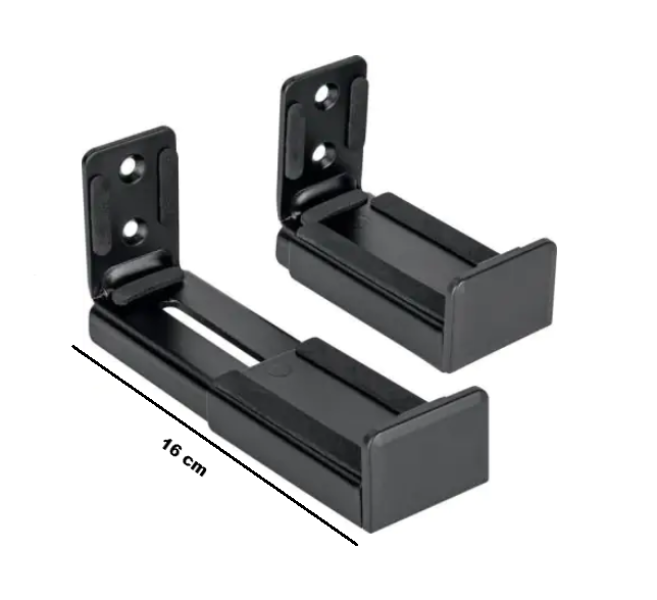 2 x Soundbar Halterung für Soundbar/Boden-Decken-Stangen/TV Säulen