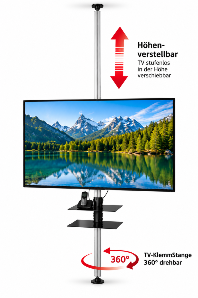TV Halterung, Schlitten