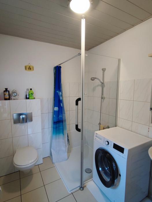 Aufstehhilfe, Boden-Decken-Stange, großer Griff, Klemmstange