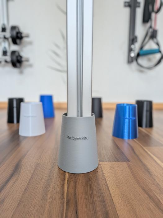 TV Stange Solo Standard , Boden-Decken-Stange mit TV Halterung 28-75 Zoll