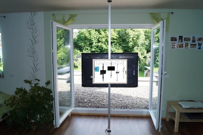 TV-Stangen, TV Halterungen, Aufstehhilfen, Boden-Decken-Stangen, TV